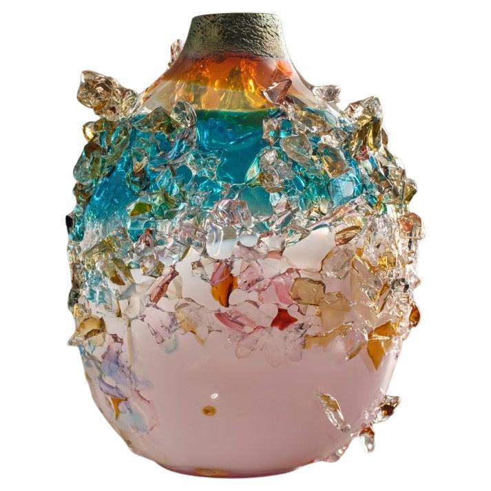 Vase en verre contemporain Sakura TFO23025 de Maarten Vrolijk