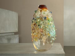 Vaso in vetro contemporaneo Sakura TFO26002 di Maarten Vrolijk