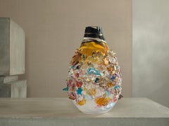 Vaso in vetro contemporaneo Sakura TFO26003 di Maarten Vrolijk