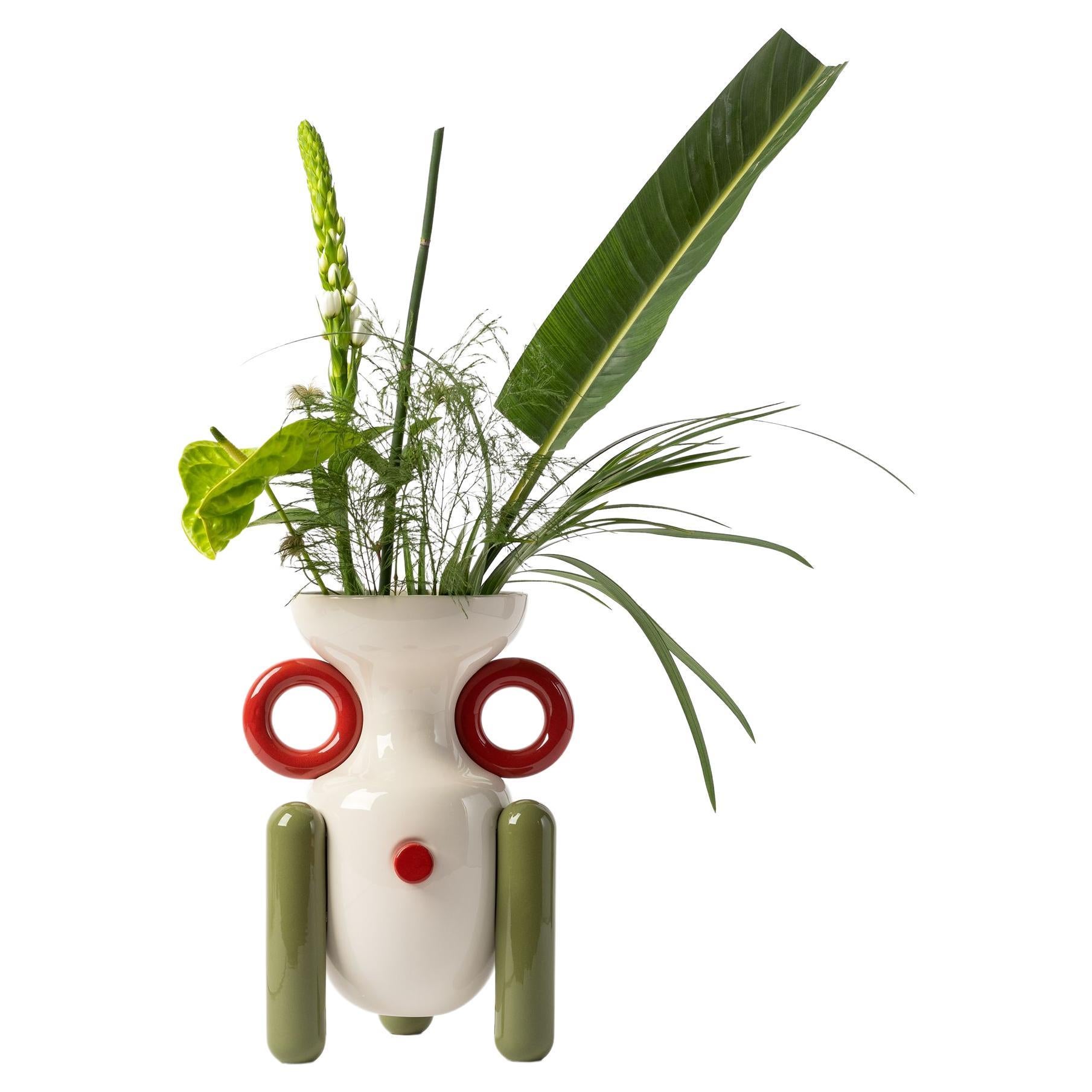 Contemporary Glazed Ceramic Explorer Vase No.2