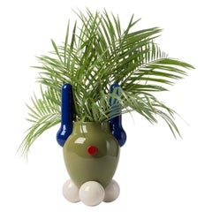 Vaso Explorer contemporaneo in ceramica smaltata No.3