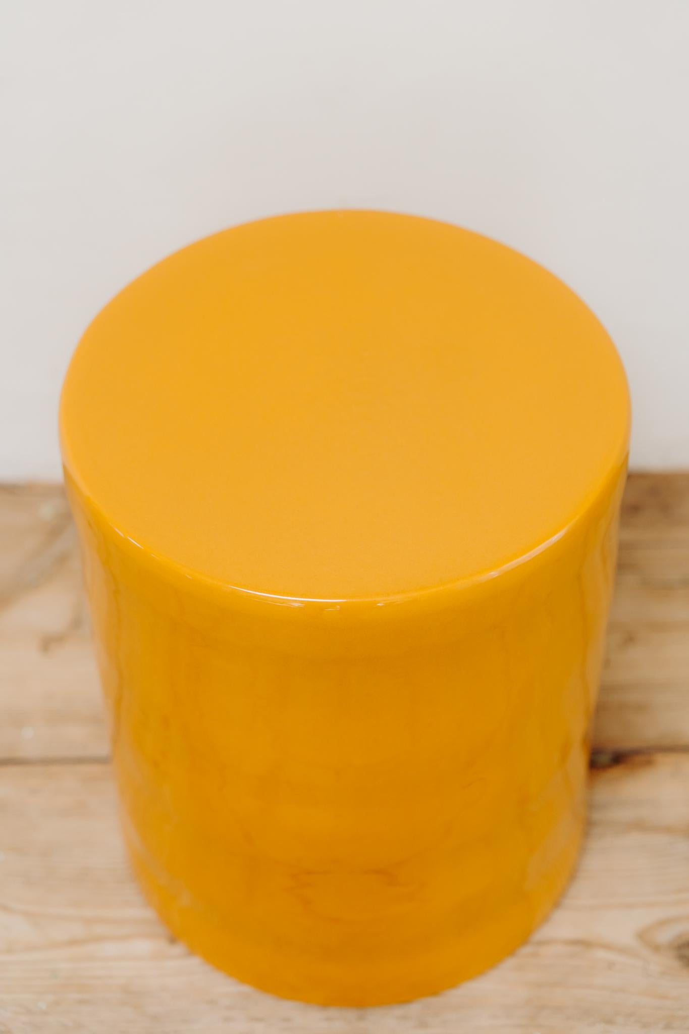 contemporary glazed ceramic side tables/stools For Sale 6