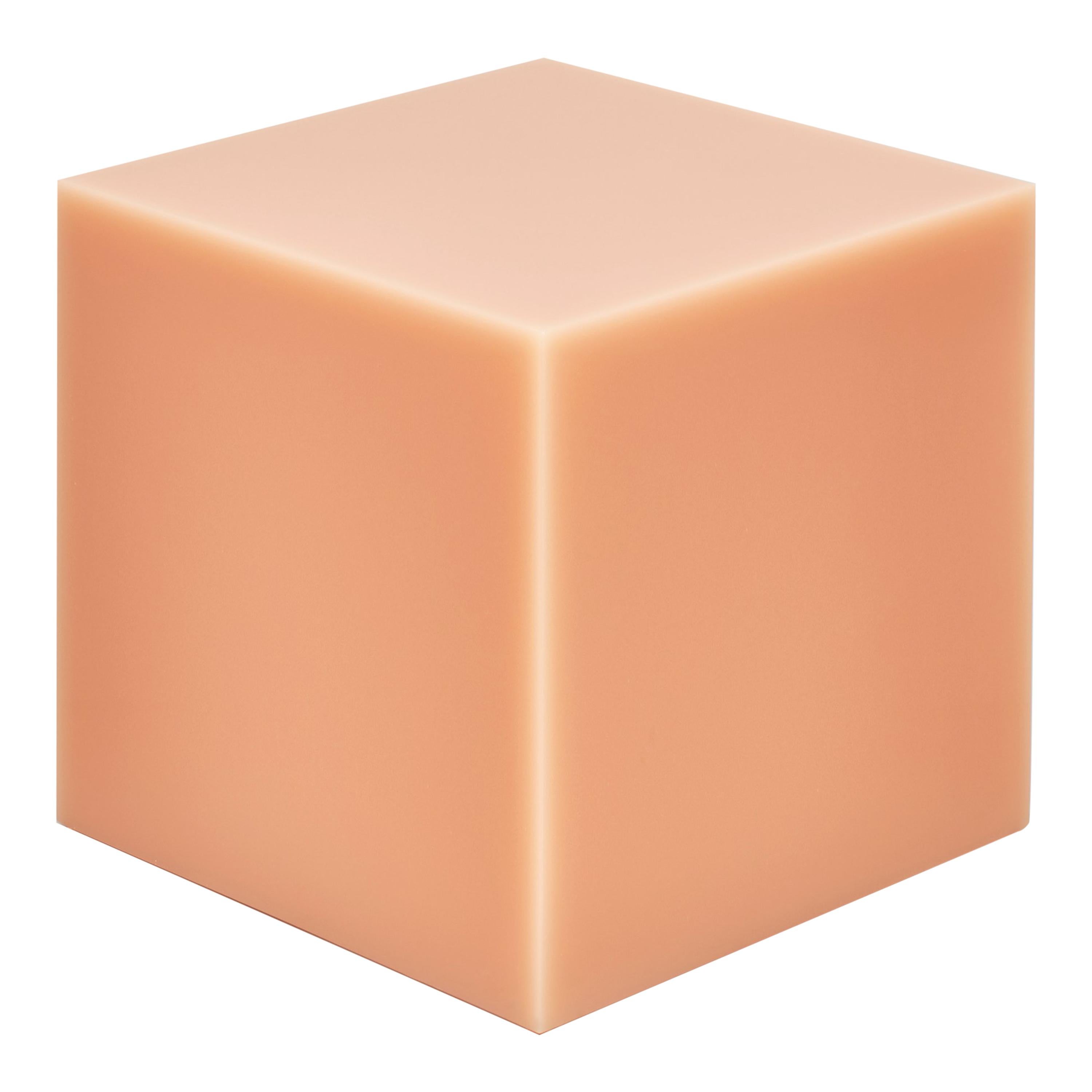 Contemporary Glossy Resin Side Table, Candy Cube by Sabine Marcelis, 60 cm