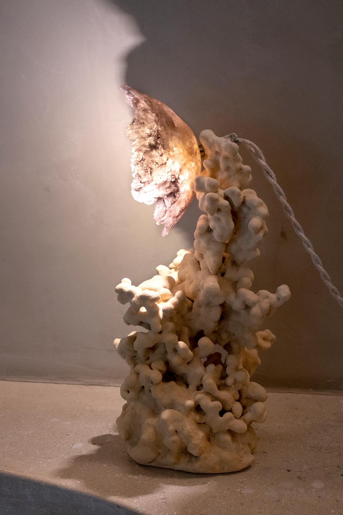 Contemporary Goetite Lamp For Sale 4