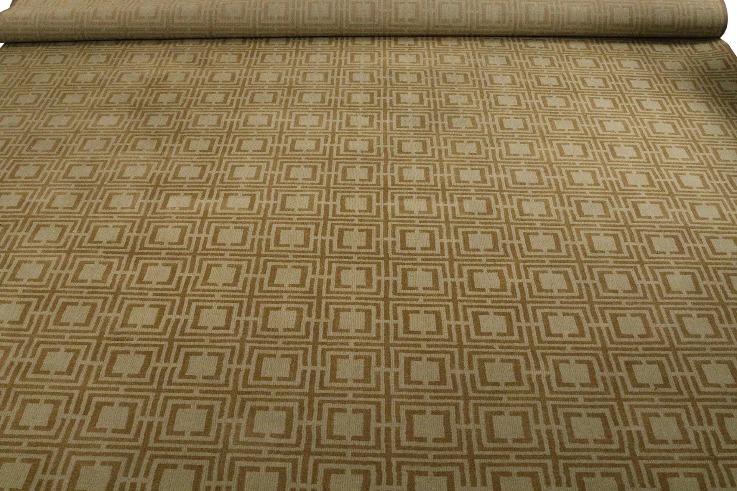 geometric patterned carpet