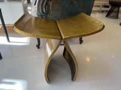 Contemporary Gold Bench