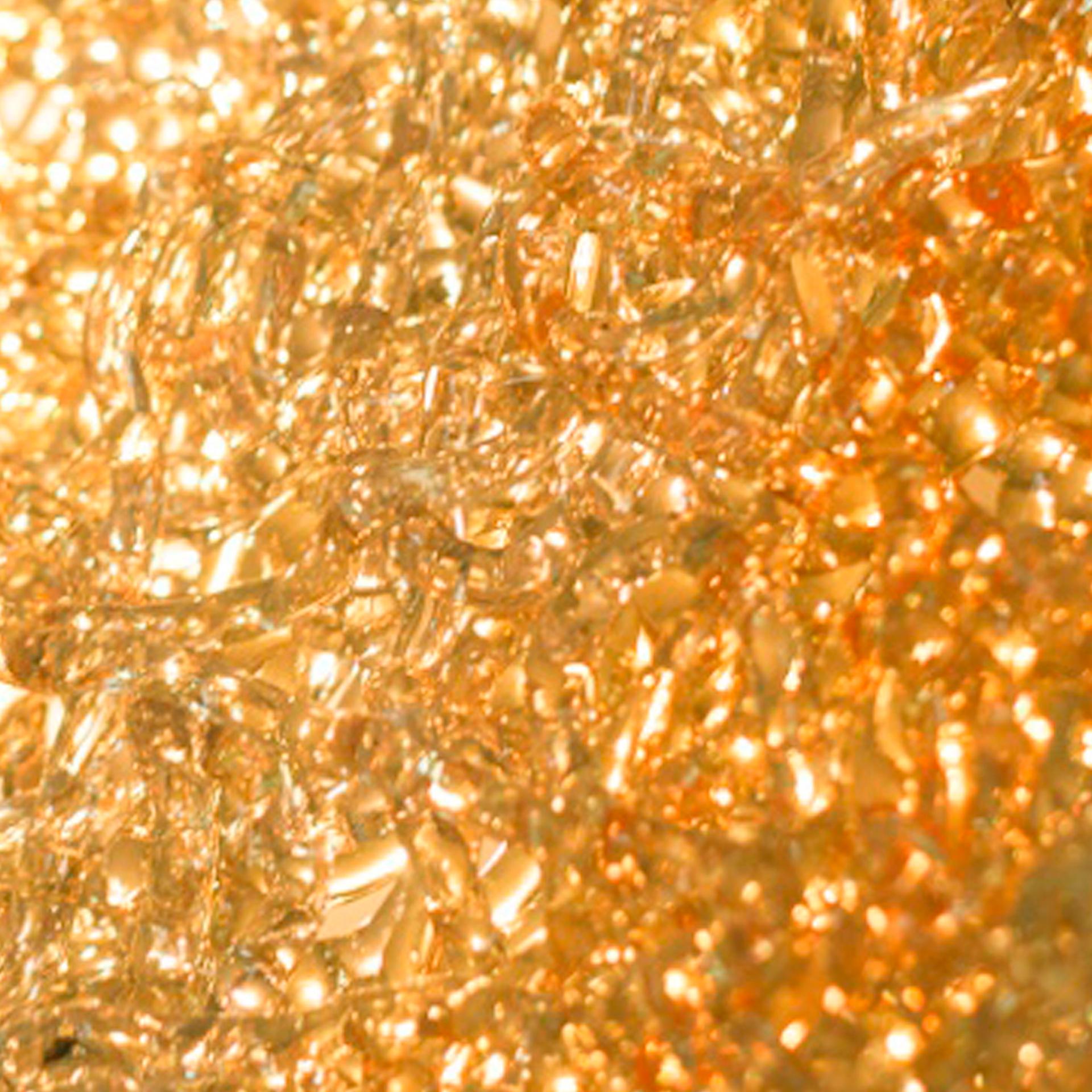 XXI secolo e contemporaneo Lampada da parete circolare contemporanea in policarbonato oro di Jacopo Foggini in vendita