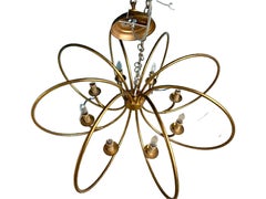 Contemporary Gold Ring Chandelier