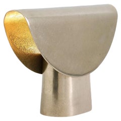 Contemporary Golden Brass Fold Light by Henry Wilson