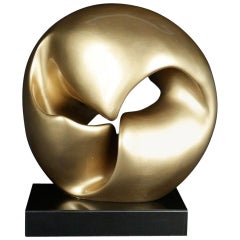 Contemporary Golden Sculpture