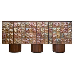 Contemporary Golden Tiles Sideboard by Rem Atelier, Netherland