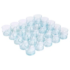 Vaso di gemme in vetro contemporaneo di buone dimensioni - soffiato a bocca