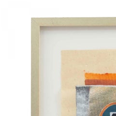 Peinture abstraite contemporaine à la gouache