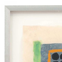 Peinture abstraite contemporaine à la gouache