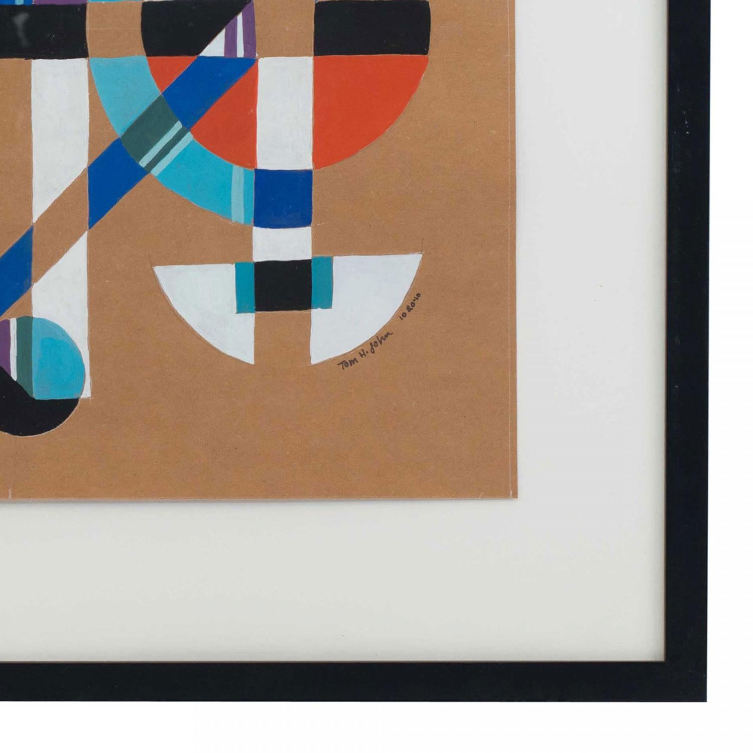 Contemporary Gouache Abstrakte Malerei (Moderne) im Angebot