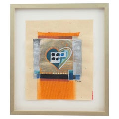 Contemporary Gouache Abstract Painting