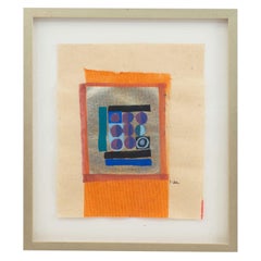 Contemporary Gouache Abstract Painting