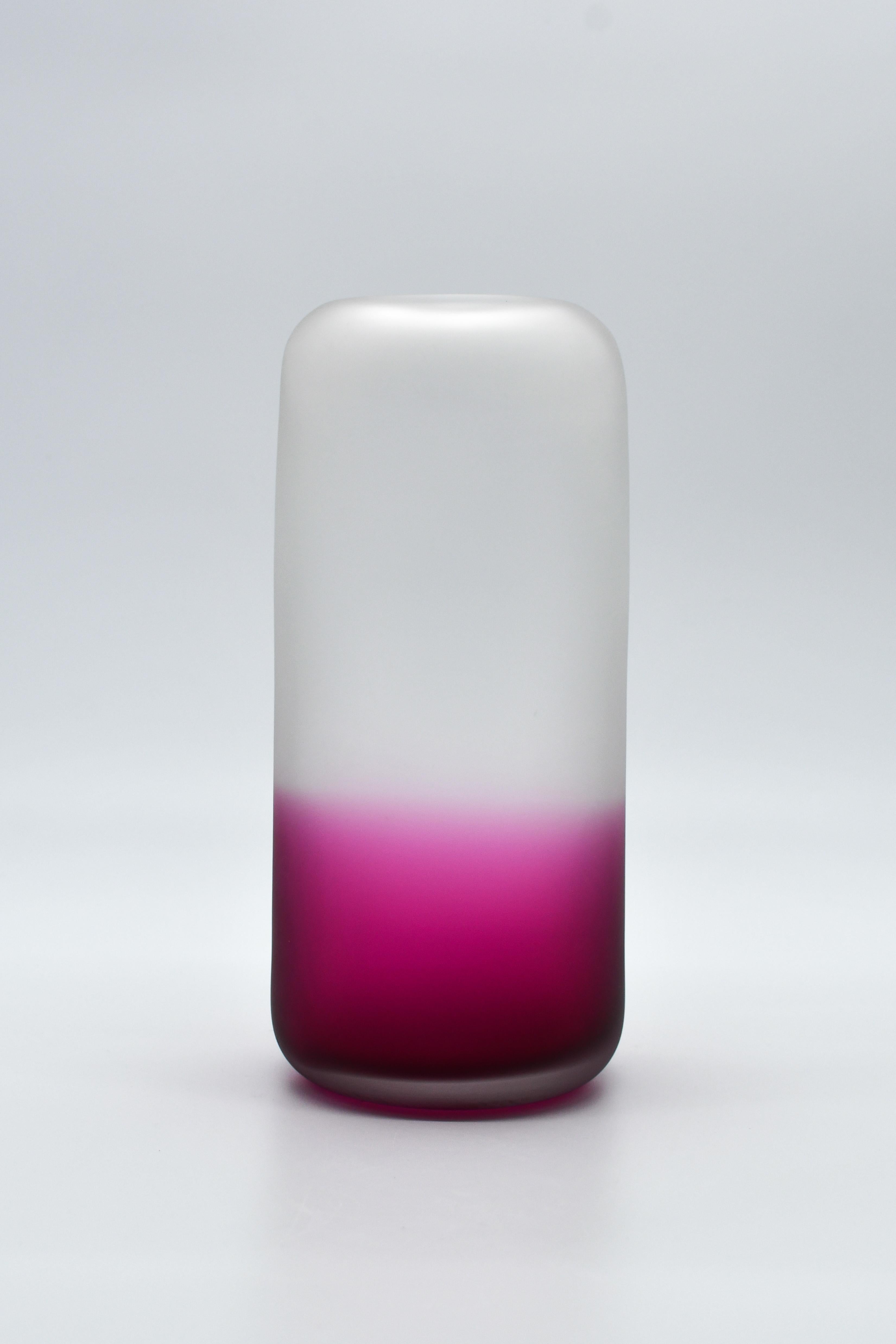 Vaso Gradienti Contemporary Medium, Champagne-Fucsia di Laura Sattin In condizioni Nuovo in vendita a 1204, CH