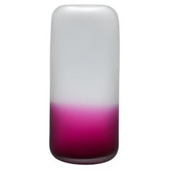 Contemporary Gradienti Vase Medium, Champagne-Fuchsia by Laura Sattin