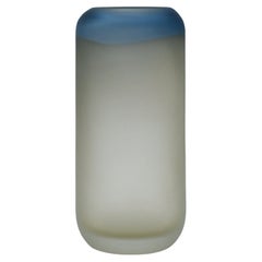 Vaso Gradienti Contemporary Small, Steel Blue-Whiskey di Laura Sattin