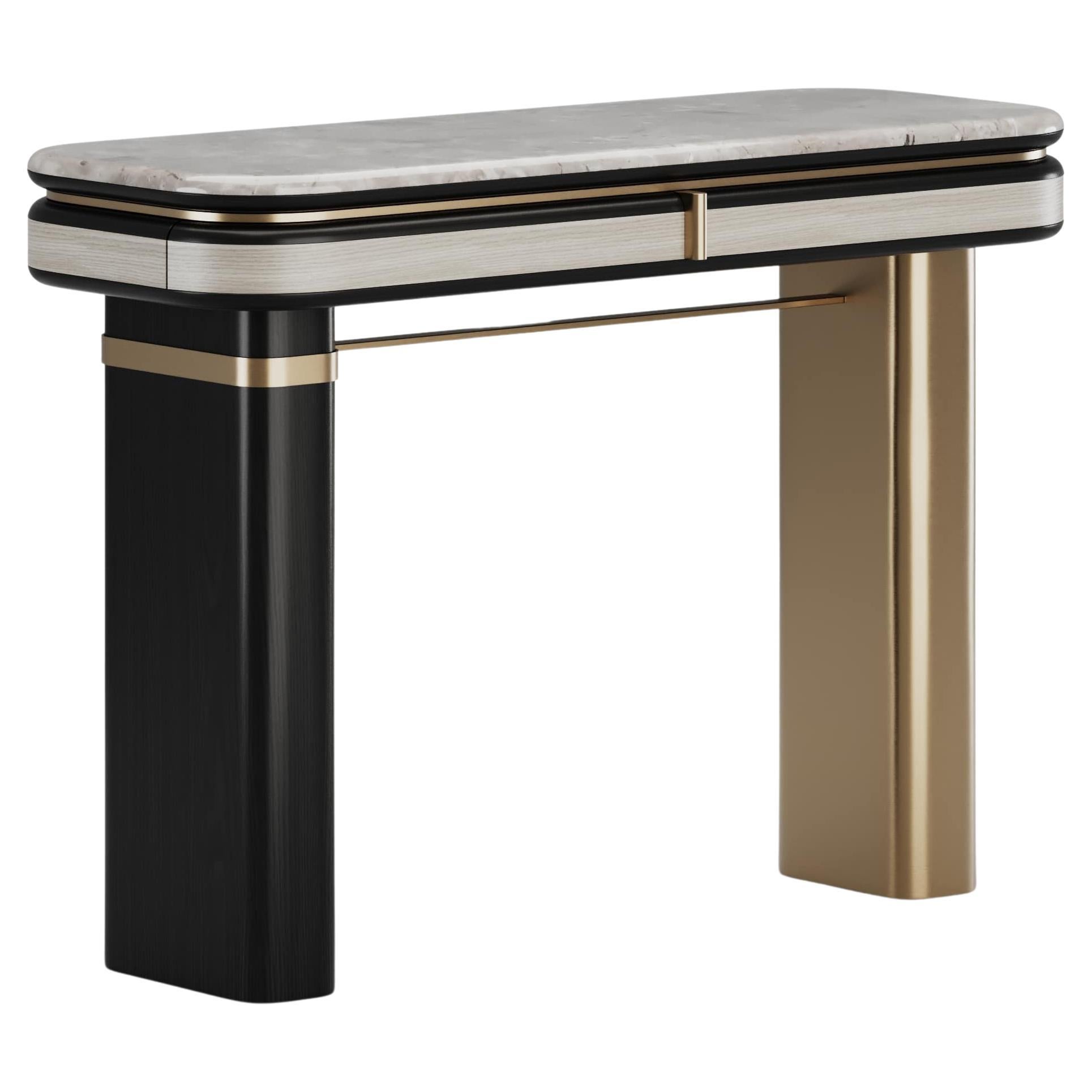 Contemporary Gralto Dressing Table With Marble Top