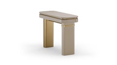 Contemporary Gralto Dressing Table With Wood Top