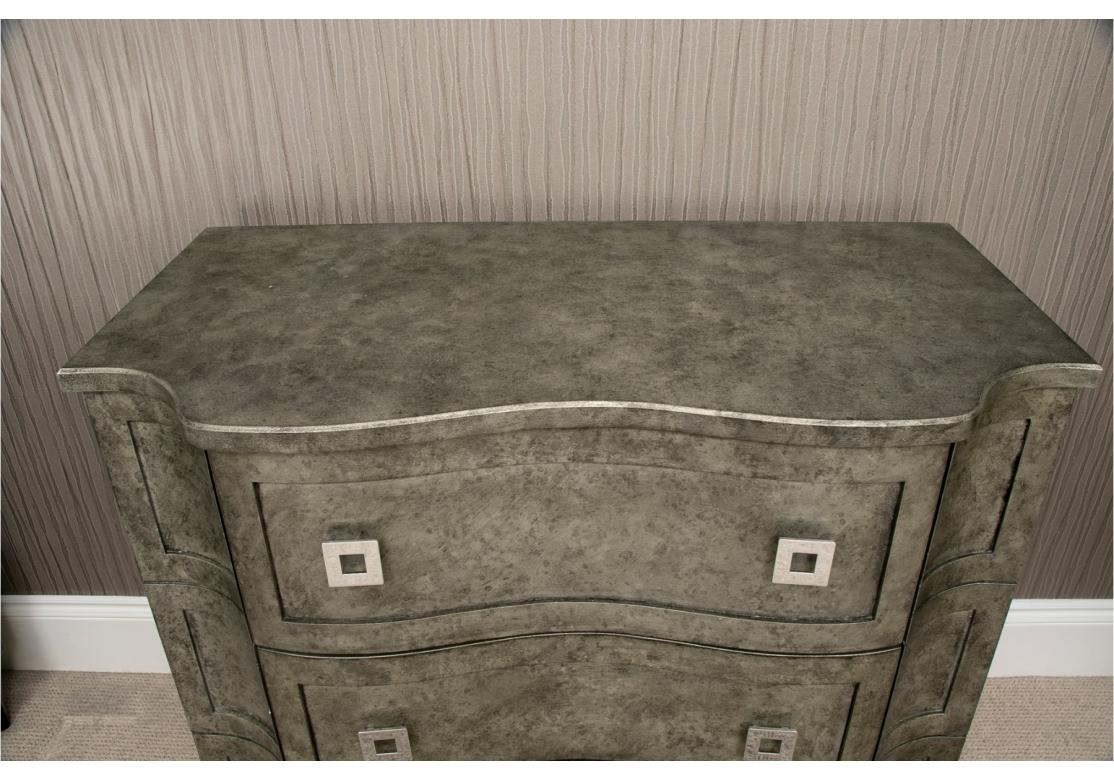 Contemporary Gray Painted Chest For Sale 4