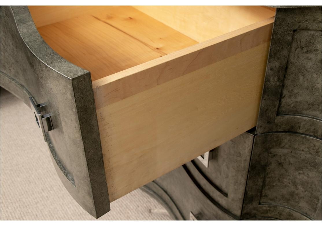 Unknown Contemporary Gray Painted Chest For Sale