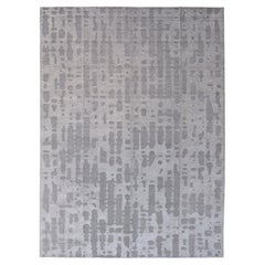 Tapis gris Contemporary 10'1''x13'9''