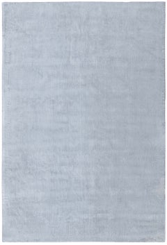 Zeitgenössischer grauer Seidenteppich von Doris Leslie Blau