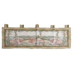 Contemporary Greco-Roman Scenic Courtyard Wall Tapestry with Figures, 20th 
