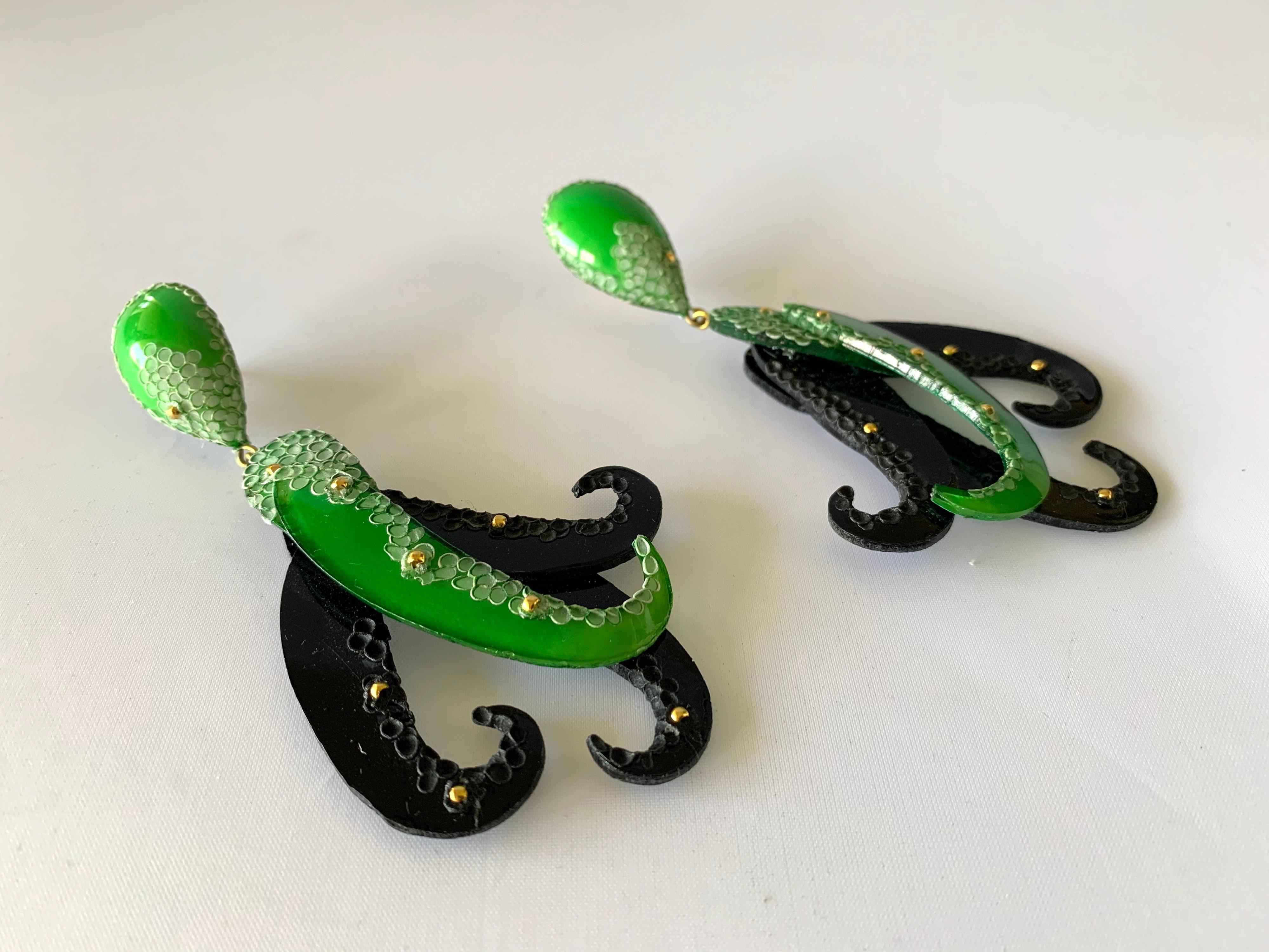 sea creature earrings