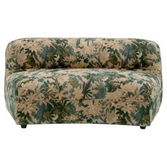 Contemporary Green Fabric Modular Sofa- Middle