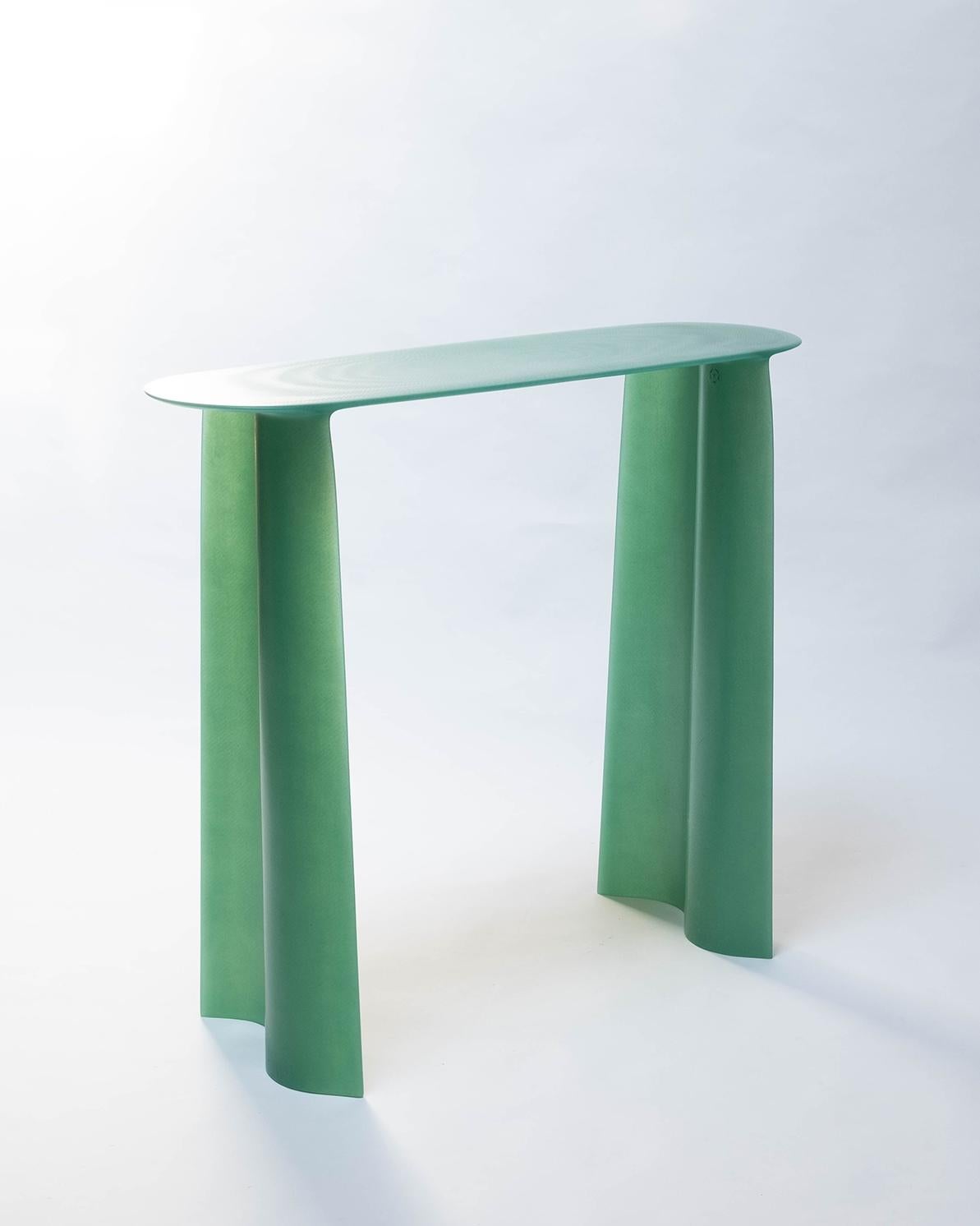 Contemporary Green Fiberglass, New Wave Console 140 cm, by Lukas Cober In New Condition In 1204, CH