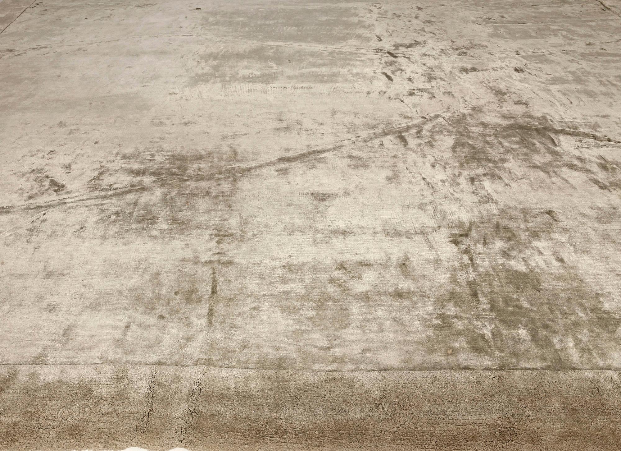 Nepalese Tappeto contemporaneo in seta Greene & Greene fatto a mano da Doris Leslie Blau in vendita