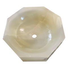 Contemporary Green Onyx Sink from South America
