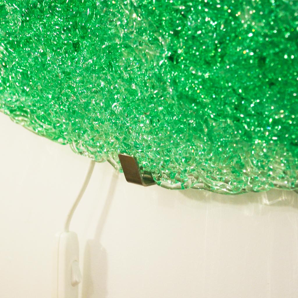 Contemporary Green Polycarbonate Circular Italian Jacopo Foggini Wall Lamp For Sale 1