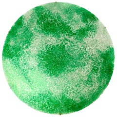 Contemporary Green Polycarbonate Circular Italian Jacopo Foggini Wall Lamp