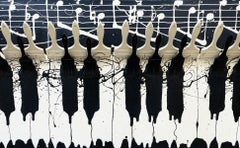 Contemporary Gregory Arth Play It Again Sam #3 Mixed Media on Hardboard Signed