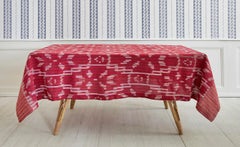 Contemporary Gregory Parkinson Tablecloth Ikat Hand-Blocked Patterns, USA, 2020