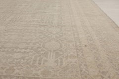Contemporary Grey and Beige Samarkand Style Rug by Doris Leslie Blau