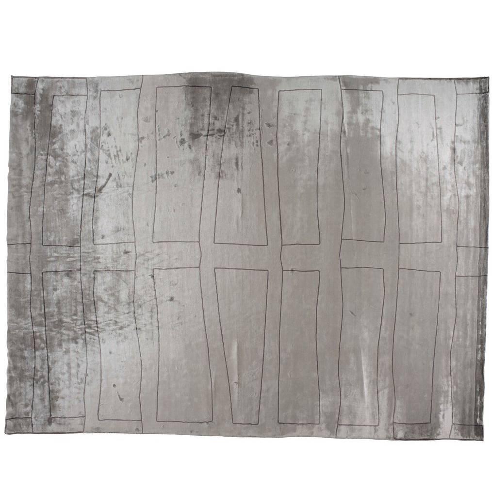 Contemporary Grey Rug For Sale