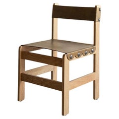 Chaise de salle à manger contemporaine en Oak Oak Contemporary