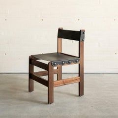 Sedia da pranzo contemporanea in noce Guamuchil