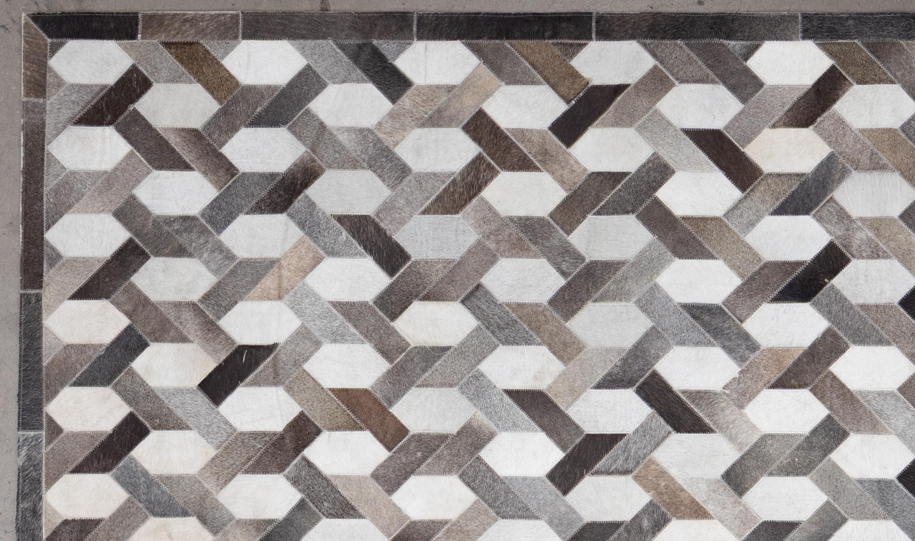 Modern Contemporary Hair-On-Hide Rug For Sale