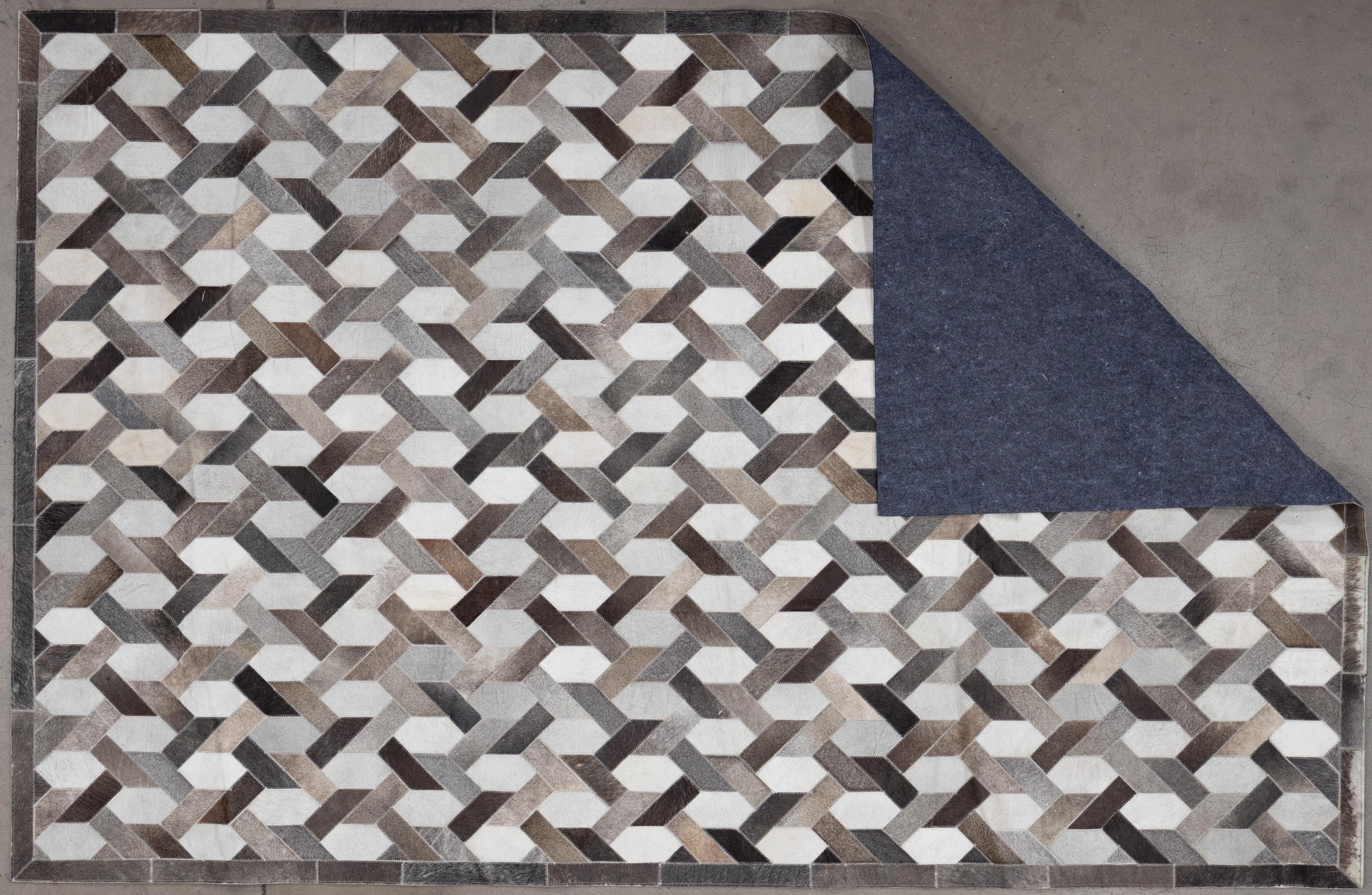 Indian Contemporary Hair-On-Hide Rug For Sale