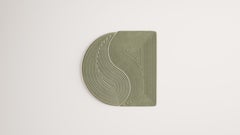 Contemporary Half Moon Niwa Green Sage