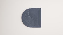 Contemporary Half Moon Niwa Steel Blue