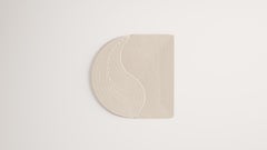 Contemporary Half Moon Niwa White Ivory