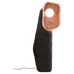 Contemporary, Hammered Copper Floor Lamp Tall - by Studio ThusThat